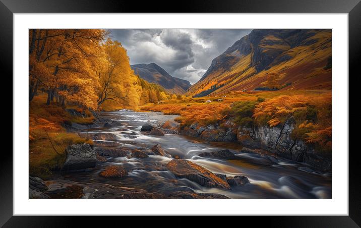 Autumn In Glencoe Framed Mounted Print by Steve Smith