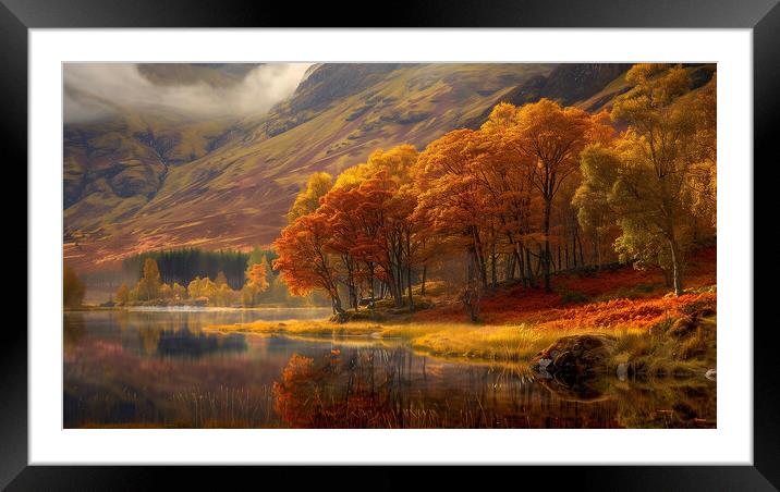 Autumn In Glencoe Framed Mounted Print by Steve Smith