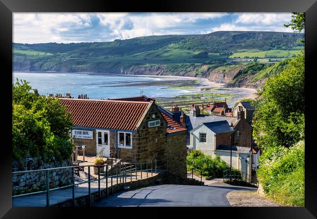 Robin Hoods Bay North Yorkshire Framed Print by Tim Hill