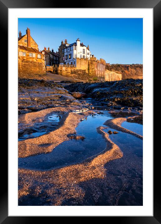 A Majestic Sunrise over Robin Hoods Bay Framed Mounted Print by Tim Hill