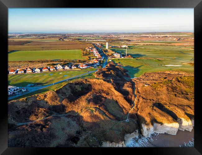 Flamborough Head East Yorkshire Framed Print by Tim Hill