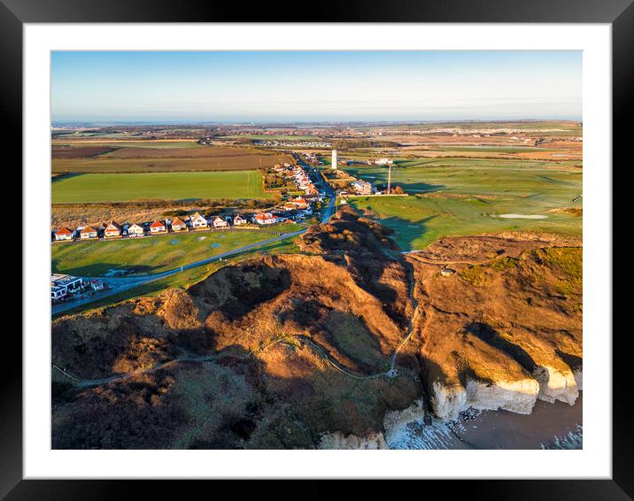 Flamborough Head East Yorkshire Framed Mounted Print by Tim Hill