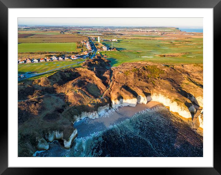 Flamborough Head East Yorkshire Framed Mounted Print by Tim Hill