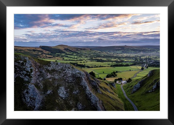 The Great Ridge from Winnats Pass Framed Mounted Print by Tim Hill