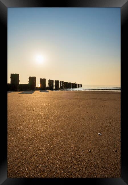 Serenity on Bridlington Beach Framed Print by Tim Hill