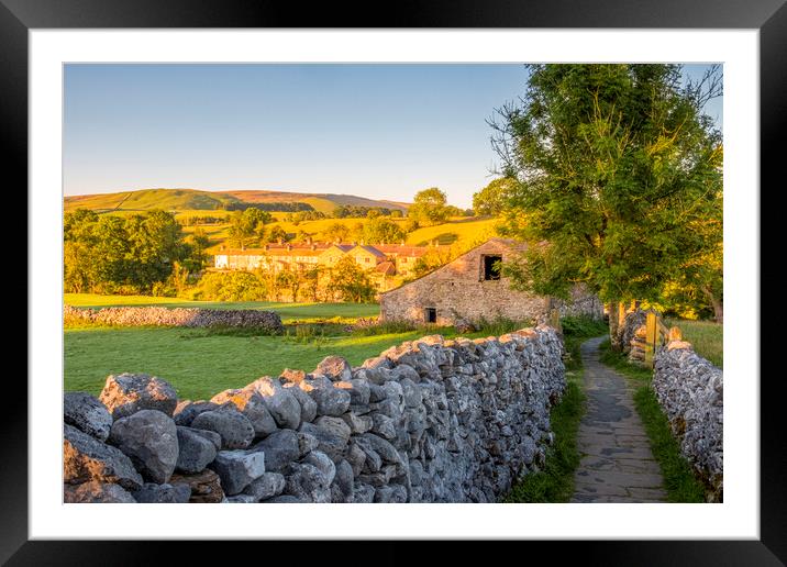 Dry Stone Walls and Abandoned Farm Build Framed Mounted Print by Tim Hill