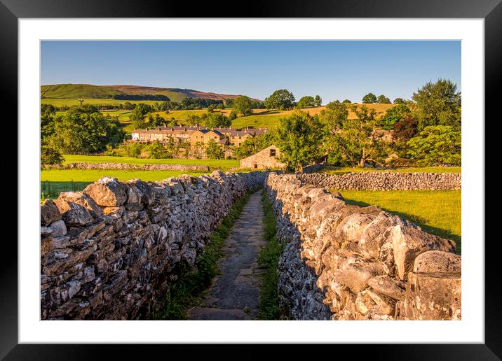 Gods country Yorkshire Dales Framed Mounted Print by Tim Hill