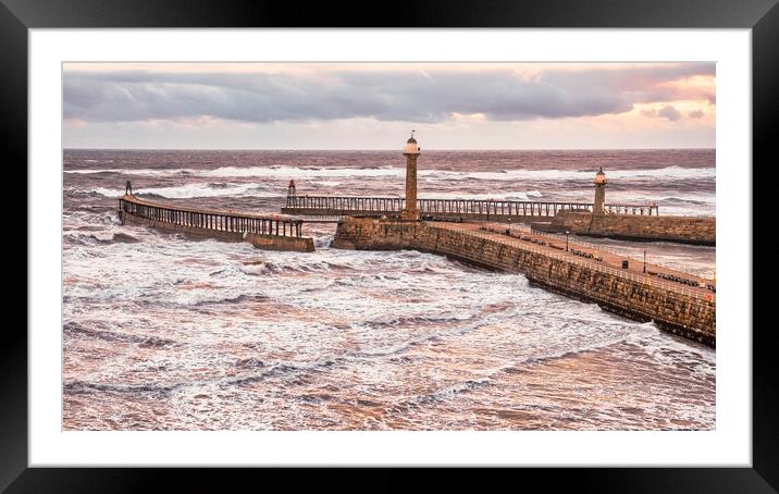 Majestic Power of the Sea Framed Mounted Print by Tim Hill