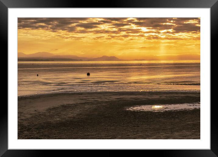Sunlight over Abersoch Bay Framed Mounted Print by Tim Hill