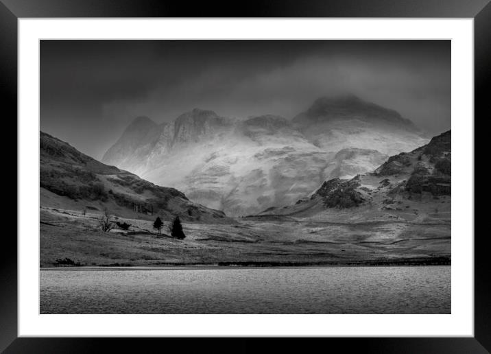 Majestic Langdale Pikes Framed Mounted Print by Tim Hill