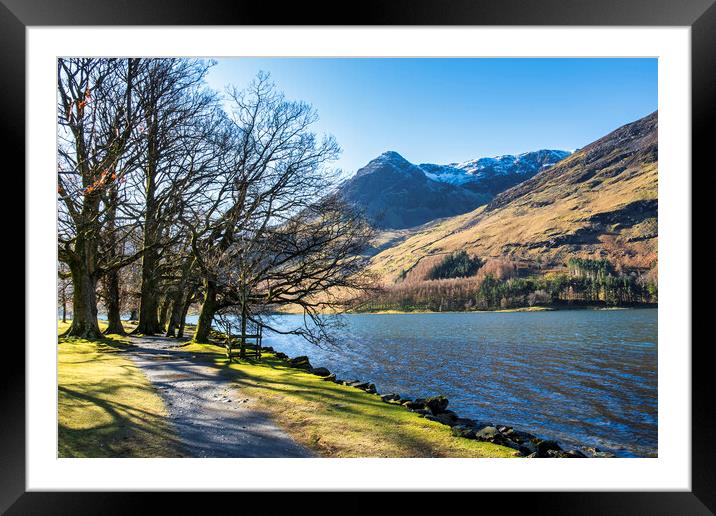 Haystacks and Fleetwith Pike Buttermere Framed Mounted Print by Tim Hill