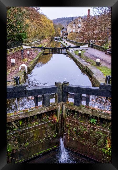 Rochdale Canal Hebden Bridge Framed Print by Tim Hill