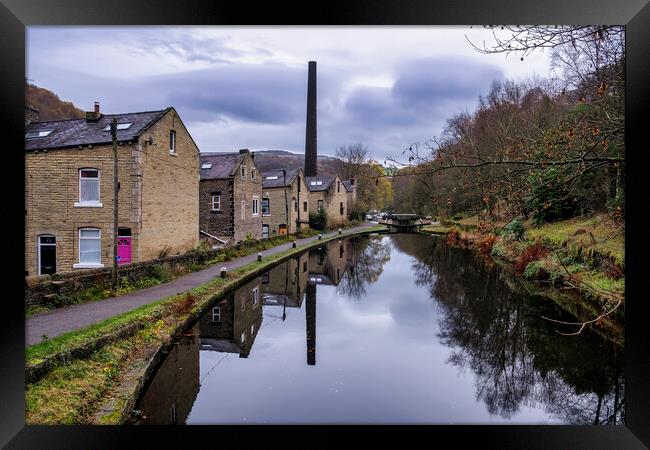 Rochdale Canal Hebden Bridge Framed Print by Tim Hill