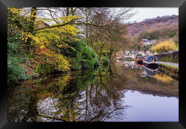 Rochdale Canal Hebden Bridge Framed Print by Tim Hill