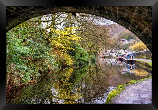Serene and Scenic Rochdale Canal Framed Print by Tim Hill
