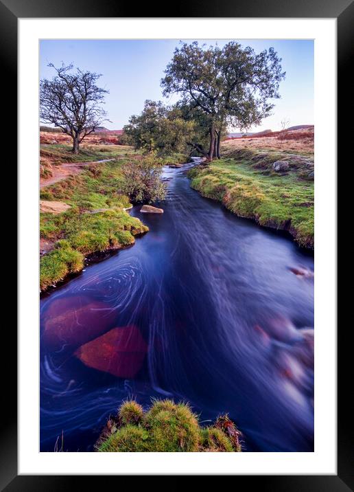 Burbage Brook Padley Gorge Framed Mounted Print by Tim Hill