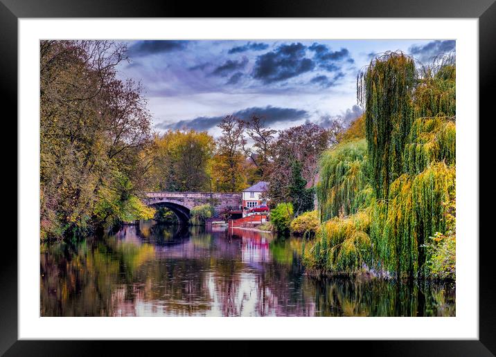 Autumnal Magic of Knaresborough Framed Mounted Print by Tim Hill