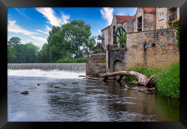 Majestic Weir in the Heart of West Yorkshire Framed Print by Tim Hill