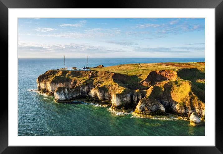 Flamborough Head Fog Warning Station Framed Mounted Print by Tim Hill