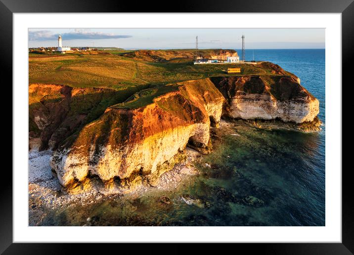 Flamborough Head Yorkshire Coast Framed Mounted Print by Tim Hill