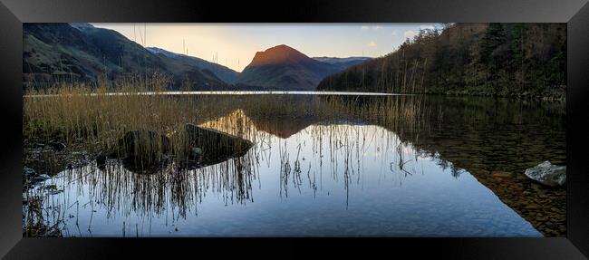 Fleetwith Pike Buttermere Panoramic Framed Print by Tim Hill