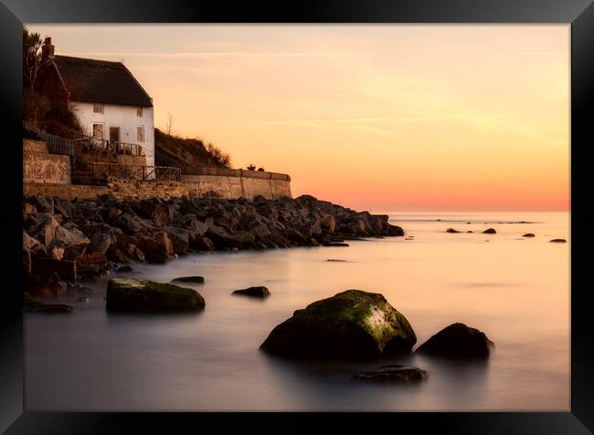 Serenity on the Yorkshire Coast Framed Print by Tim Hill