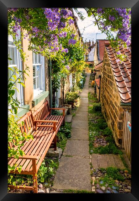 Beautiful Robin Hoods Bay in springtime Framed Print by Tim Hill