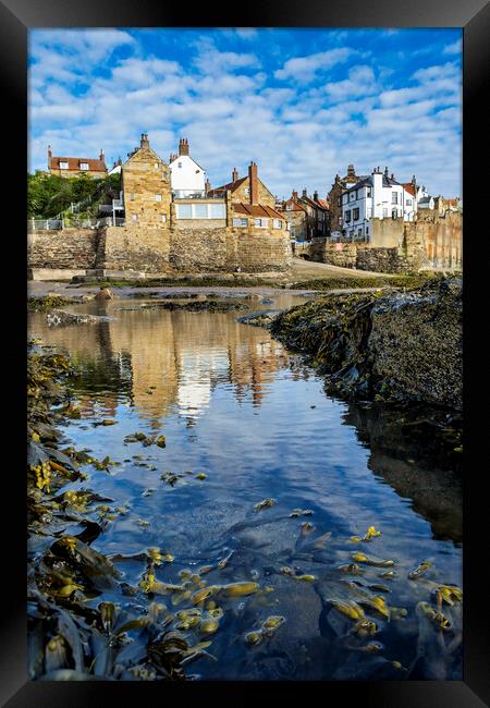 Robin Hoods Bay Seascape Framed Print by Tim Hill