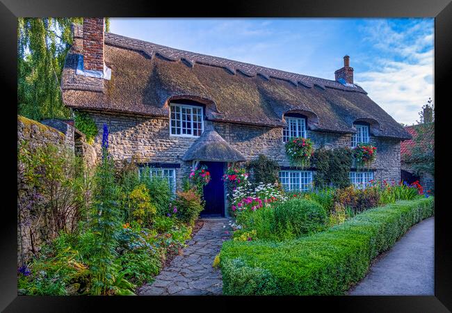 Thatched Cottage, Thornton Dale, Yorkshire Framed Print by Tim Hill