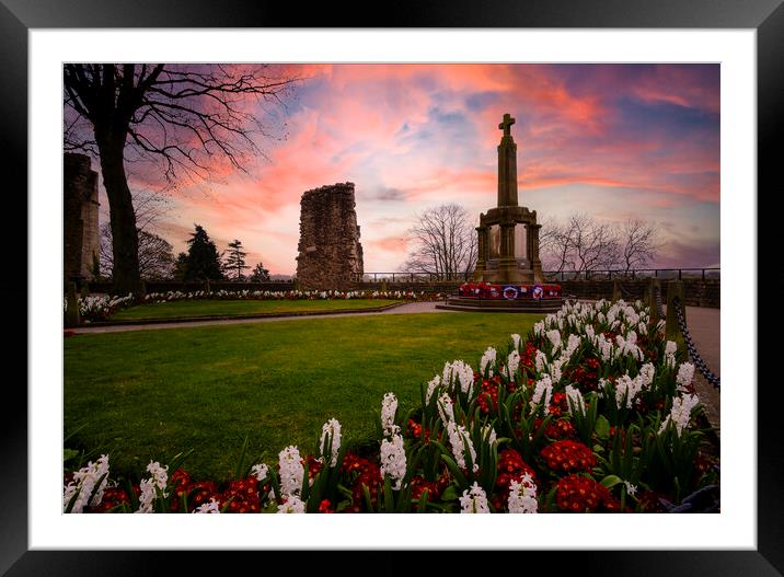 Memorial of Remembrance Framed Mounted Print by Tim Hill