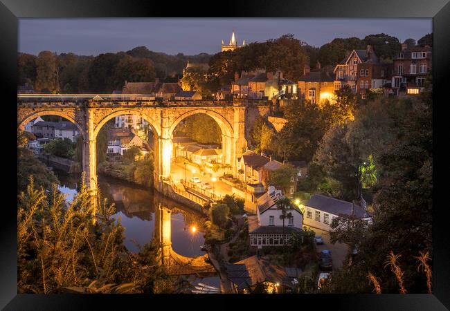 Knaresborough Viaduct North Yorkshire Framed Print by Tim Hill