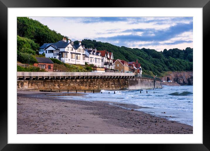 Stunning Sandsend Village, North Yorkshire. Framed Mounted Print by Tim Hill