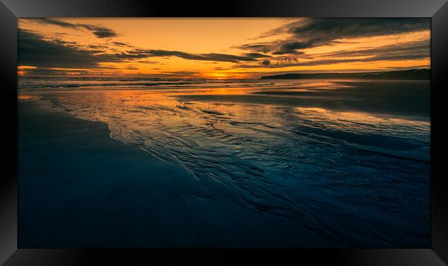 Filey Beach Sunrise Framed Print by Tim Hill