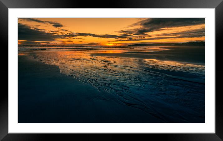 Filey Beach Sunrise Framed Mounted Print by Tim Hill