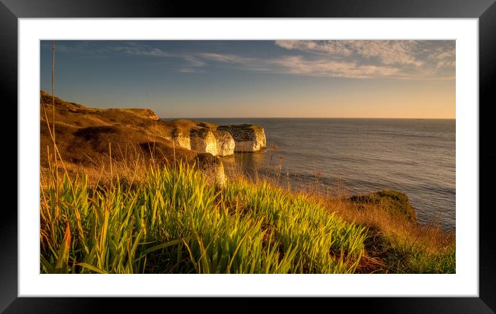 Majestic Cliffs of Flamborough Framed Mounted Print by Tim Hill