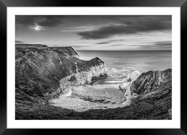 Enchanting Little Thornwick Bay Framed Mounted Print by Tim Hill