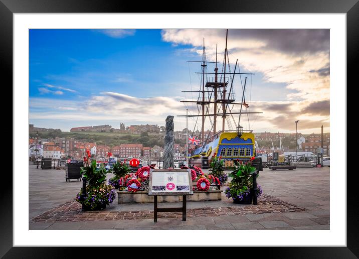 HMS Endeavour Whitby Framed Mounted Print by Tim Hill