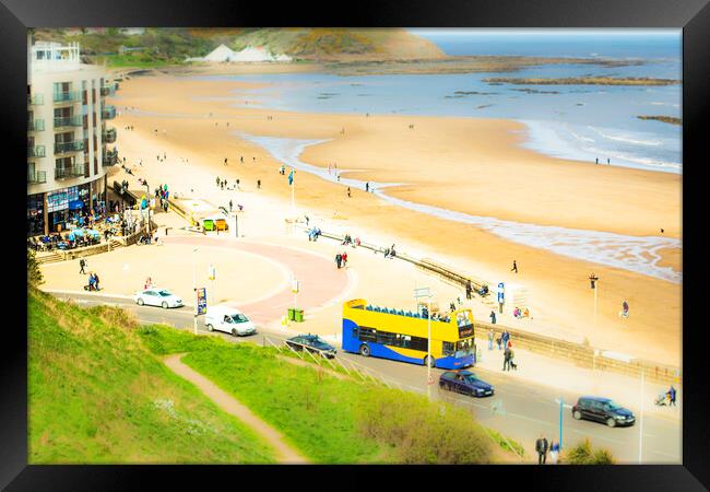 Scarborough North Bay Framed Print by Tim Hill