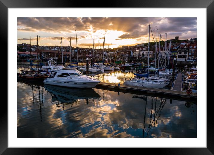 Serene Beauty of Scarborough Sunset Framed Mounted Print by Tim Hill