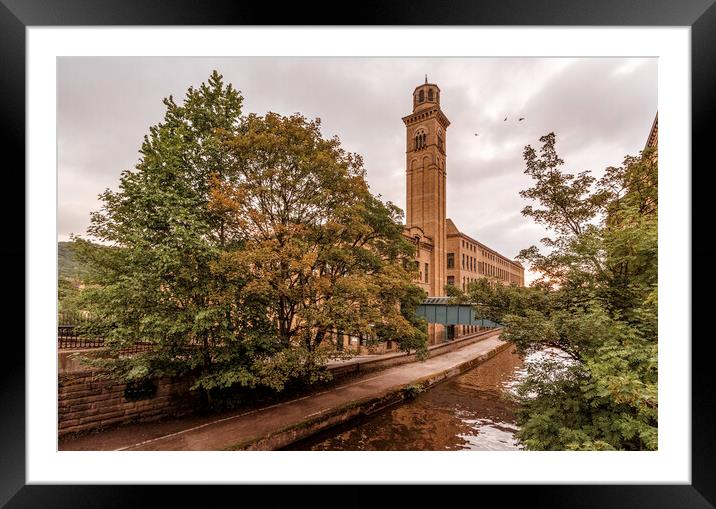 Salts Mill Saltaire Framed Mounted Print by Tim Hill