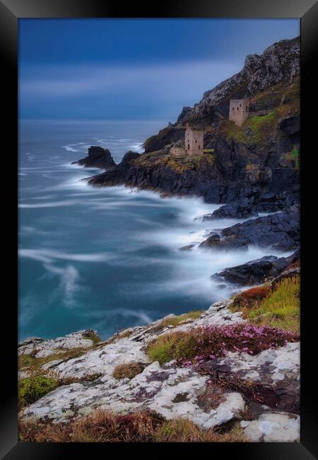 Botallack Mine Cornwall Framed Print by Tim Hill