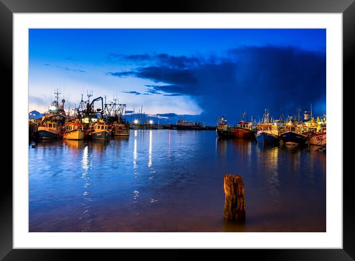 Scarborough Harbour Framed Mounted Print by Tim Hill