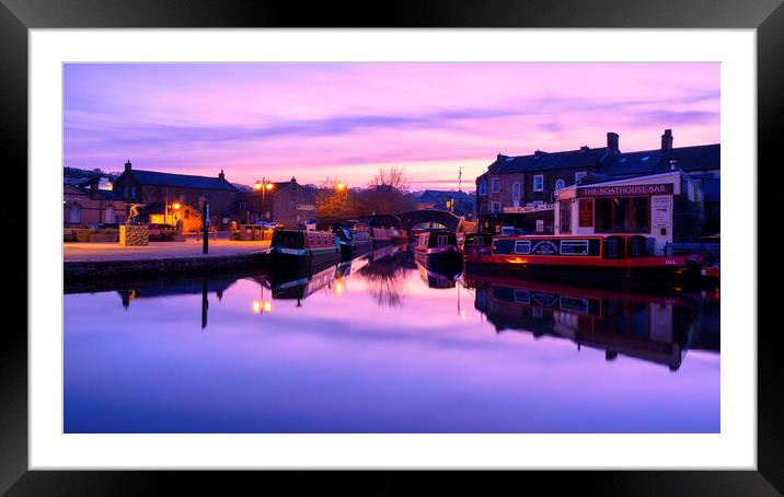 Leeds Liverpool Canal Skipton Framed Mounted Print by Tim Hill