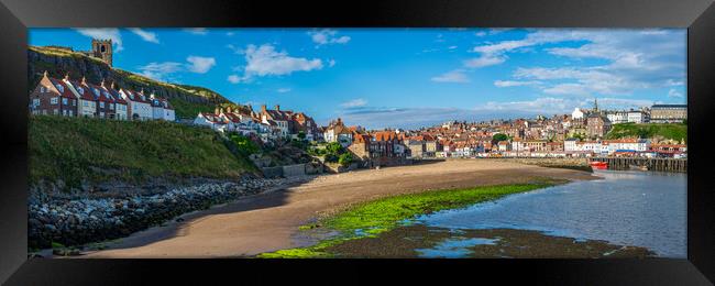 Whitby Panoramic Framed Print by Tim Hill