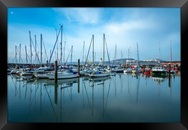 Scarborough Yachting Marina Framed Print by Tim Hill
