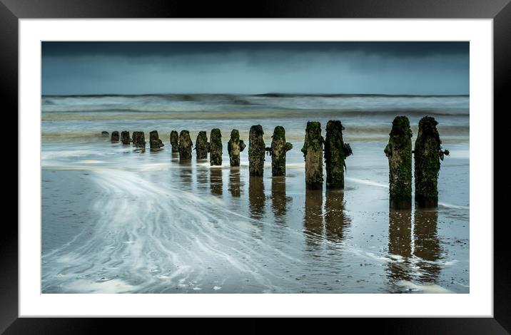 Sandsend Seascape Framed Mounted Print by Tim Hill