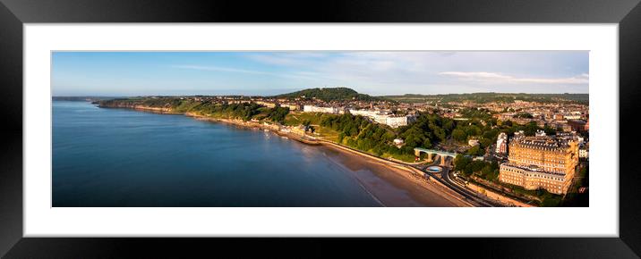 Stunning Panorama of Scarboroughs South Bay Framed Mounted Print by Tim Hill