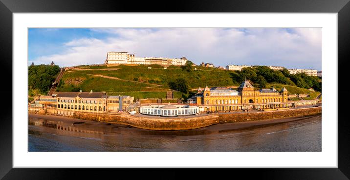Scarborough Spa Complex from Above Framed Mounted Print by Tim Hill