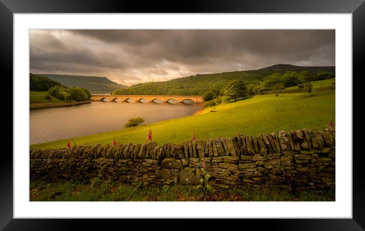 Ladybower Viaduct Framed Mounted Print by Tim Hill