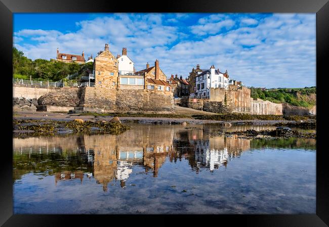 Robin Hoods Bay Reflections Framed Print by Tim Hill